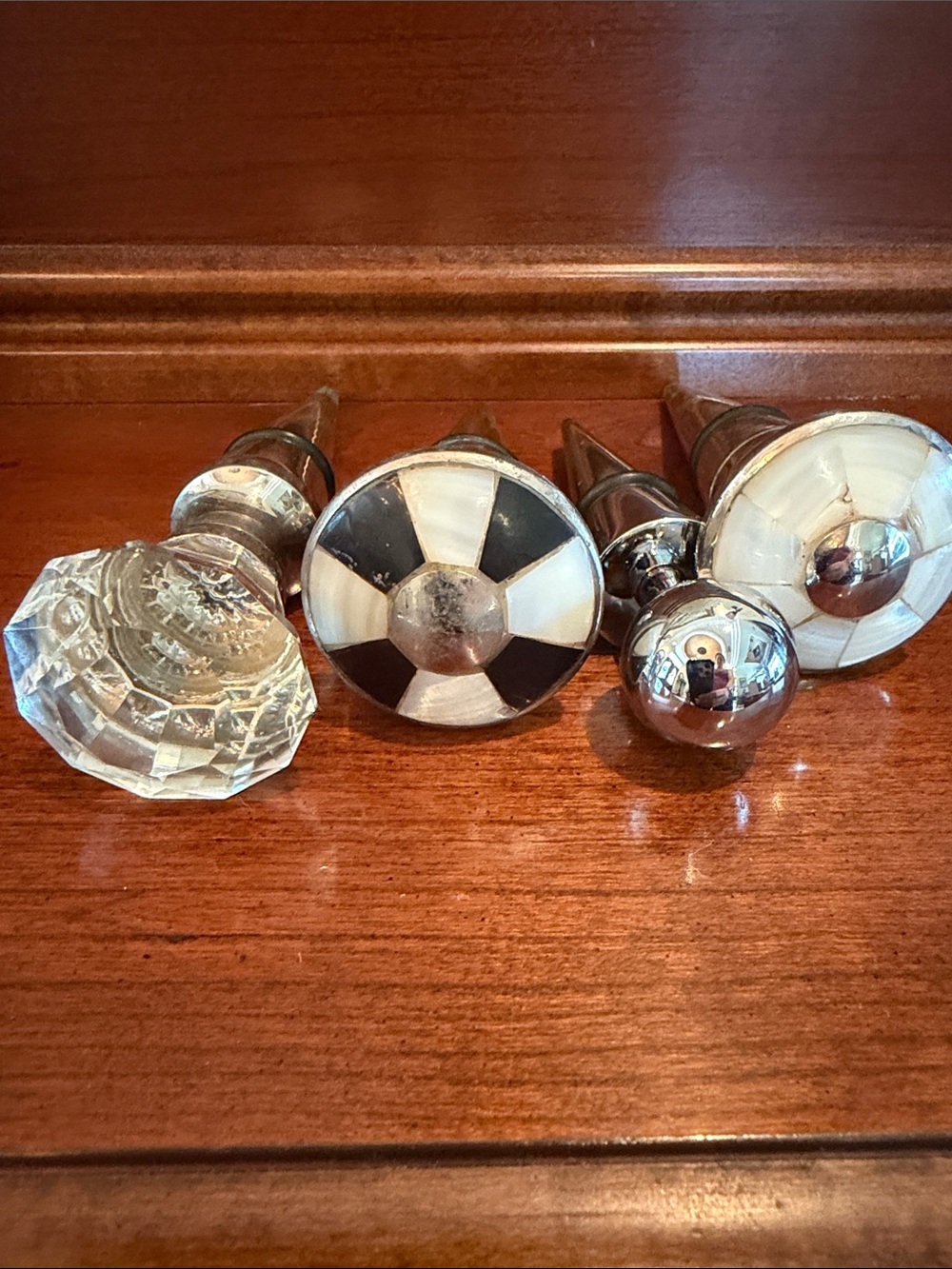 Set of 4 Decorative Wine Bottle Stoppers